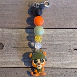 Handmade Adventurous Tigger Bag Charm/ Keychain